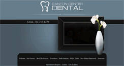 Desktop Screenshot of cantoncenterdental.com